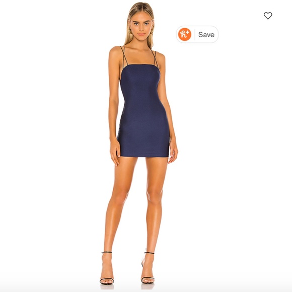 revolve navy dress